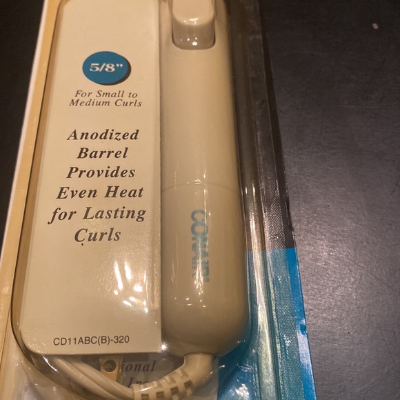 VTG 1996 CONAIR Curls ‘N Curls 5/8 curling iron for small to medium curls NOS - Picture 3 of 8